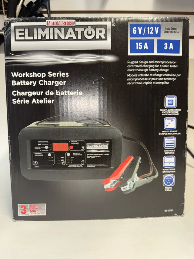 MotoMaster Smart Battery Charger 15/3-Amp 6V/12V image indicator(3)