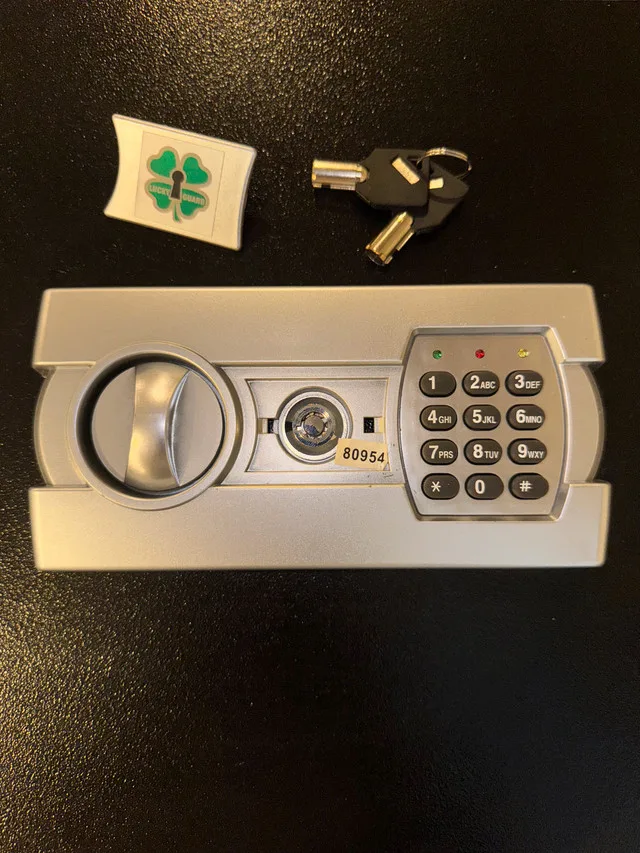 Lucky Guard Electronic Wall Safe (black) image indicator(2)