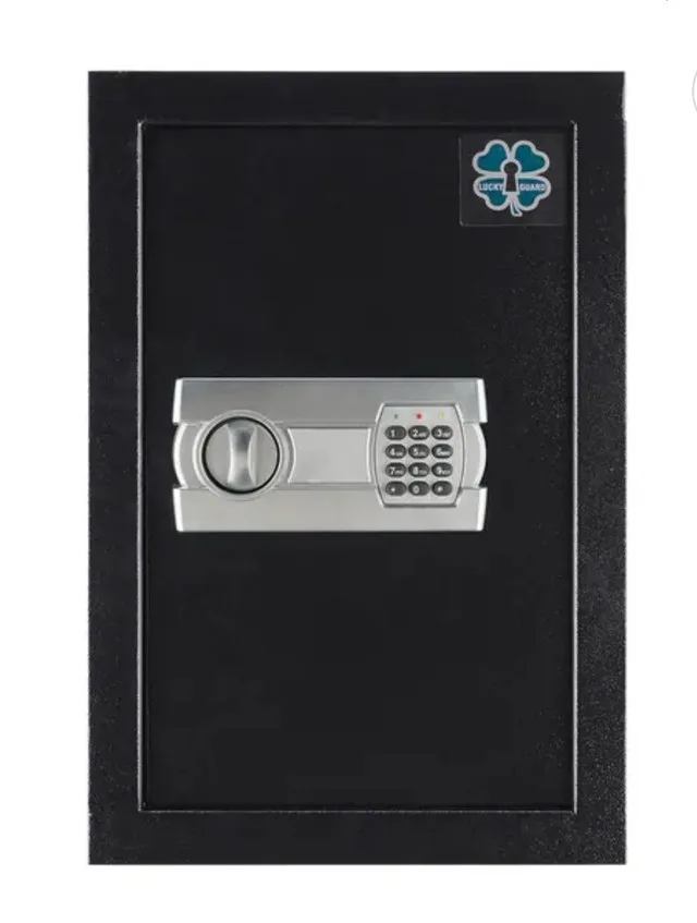 Lucky Guard Electronic Wall Safe (black) image indicator(9)