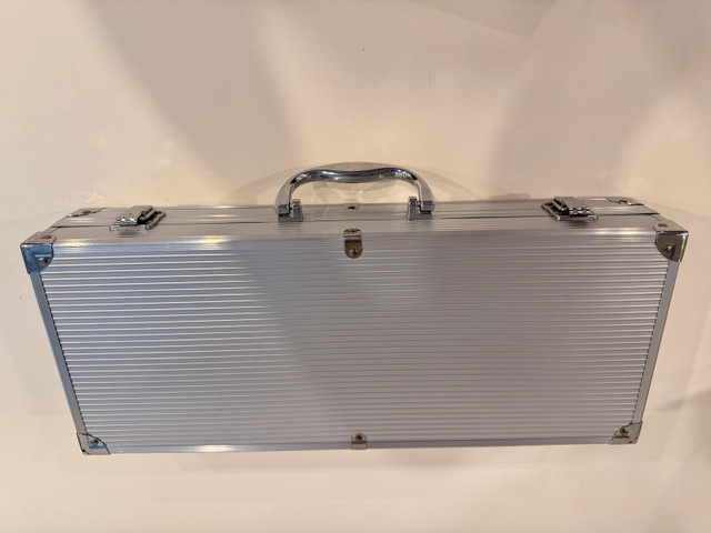 Stainless steel BBQ cooking set with carrying case - photo 4