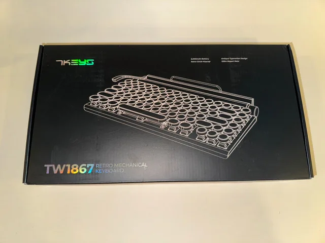 Typewriter Keyboard wireless rechargeable keyboard thumbnail