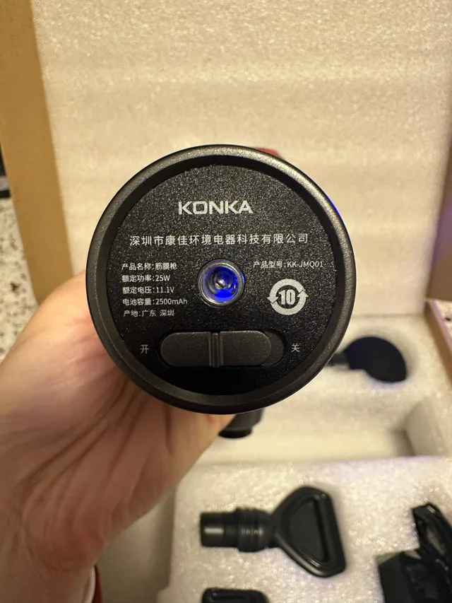 6 modes portable massage gun (brand new) image indicator(2)