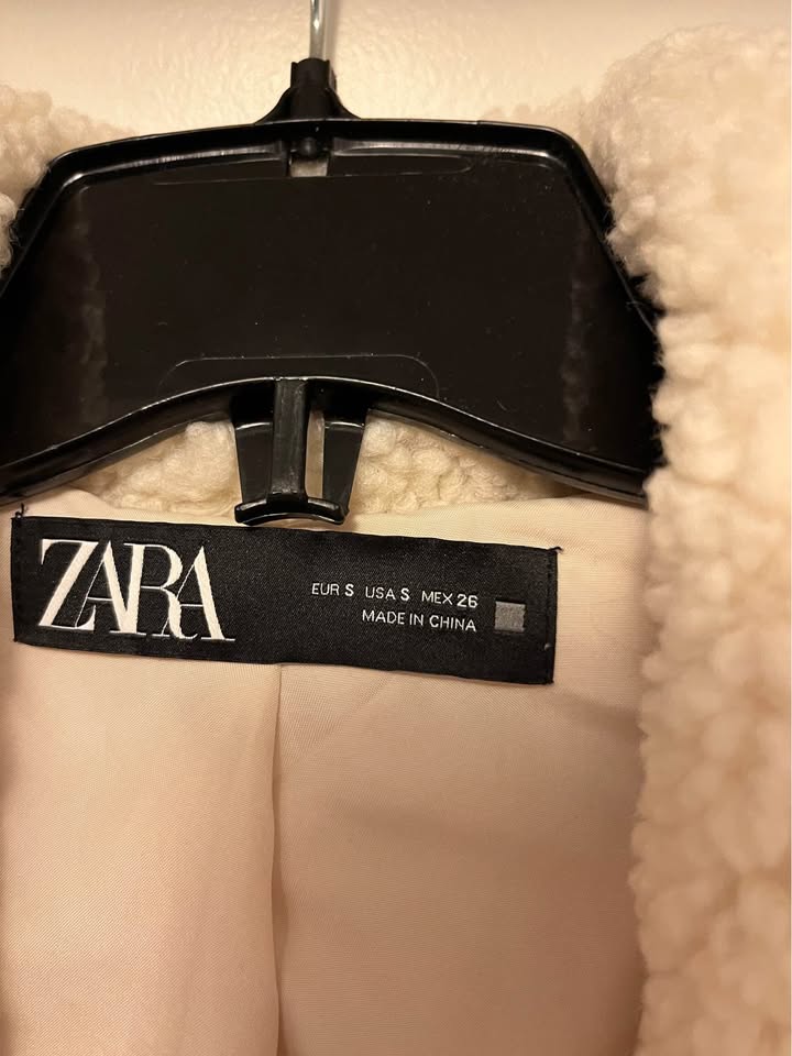 Zara sherpa coat size S - photo 4