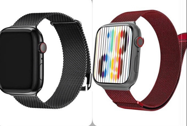 Apple Watch Bands 45mm x2 Metalic