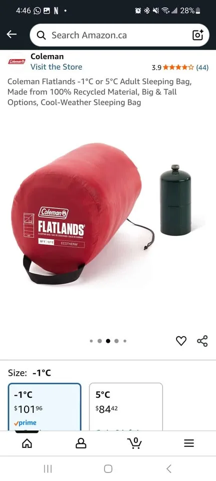 Coleman Flatlands Sleeping bag image indicator(3)