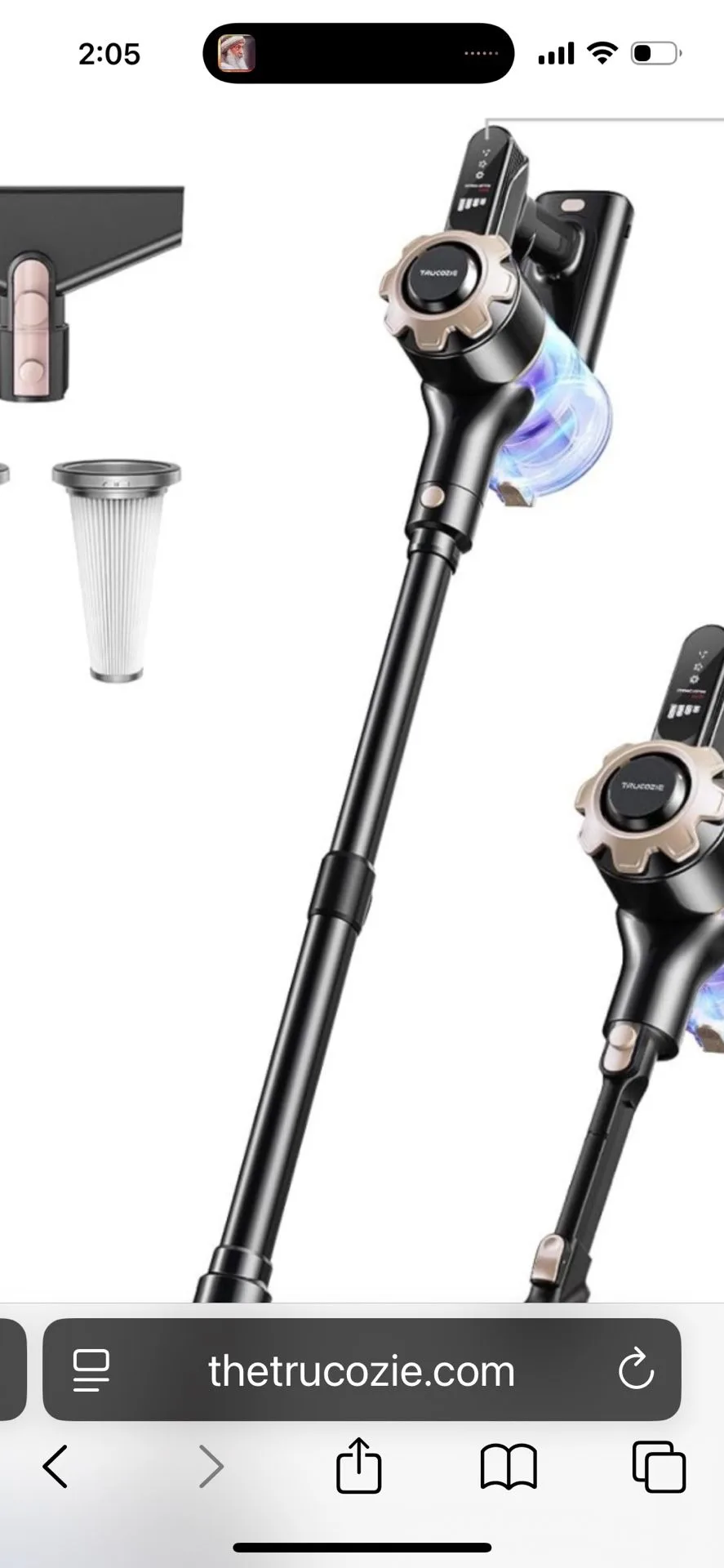 Cordless Vaccume Cleaner image indicator(2)