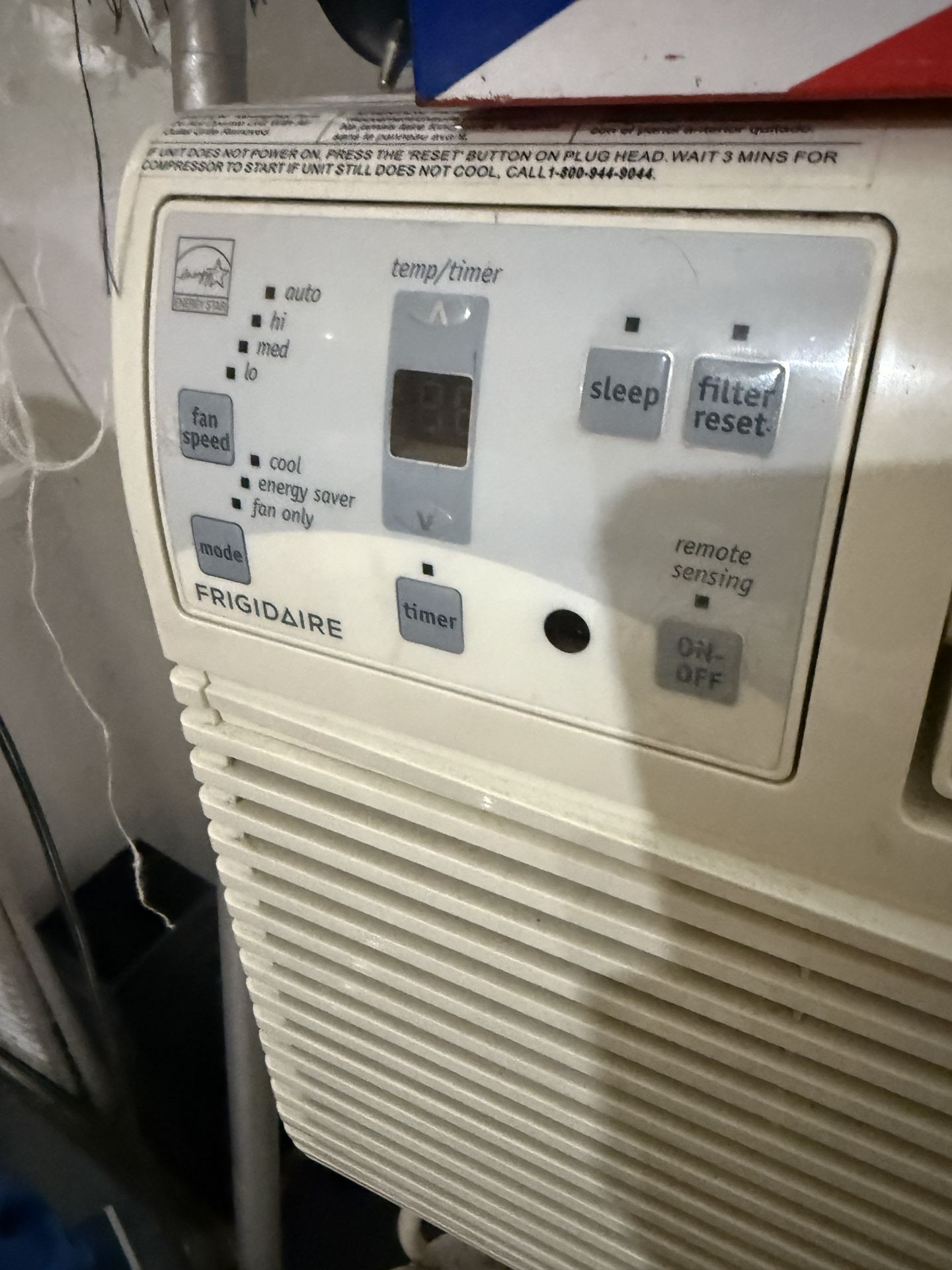 Frigidaire AC 8000 BTU In Wall AC With Remote