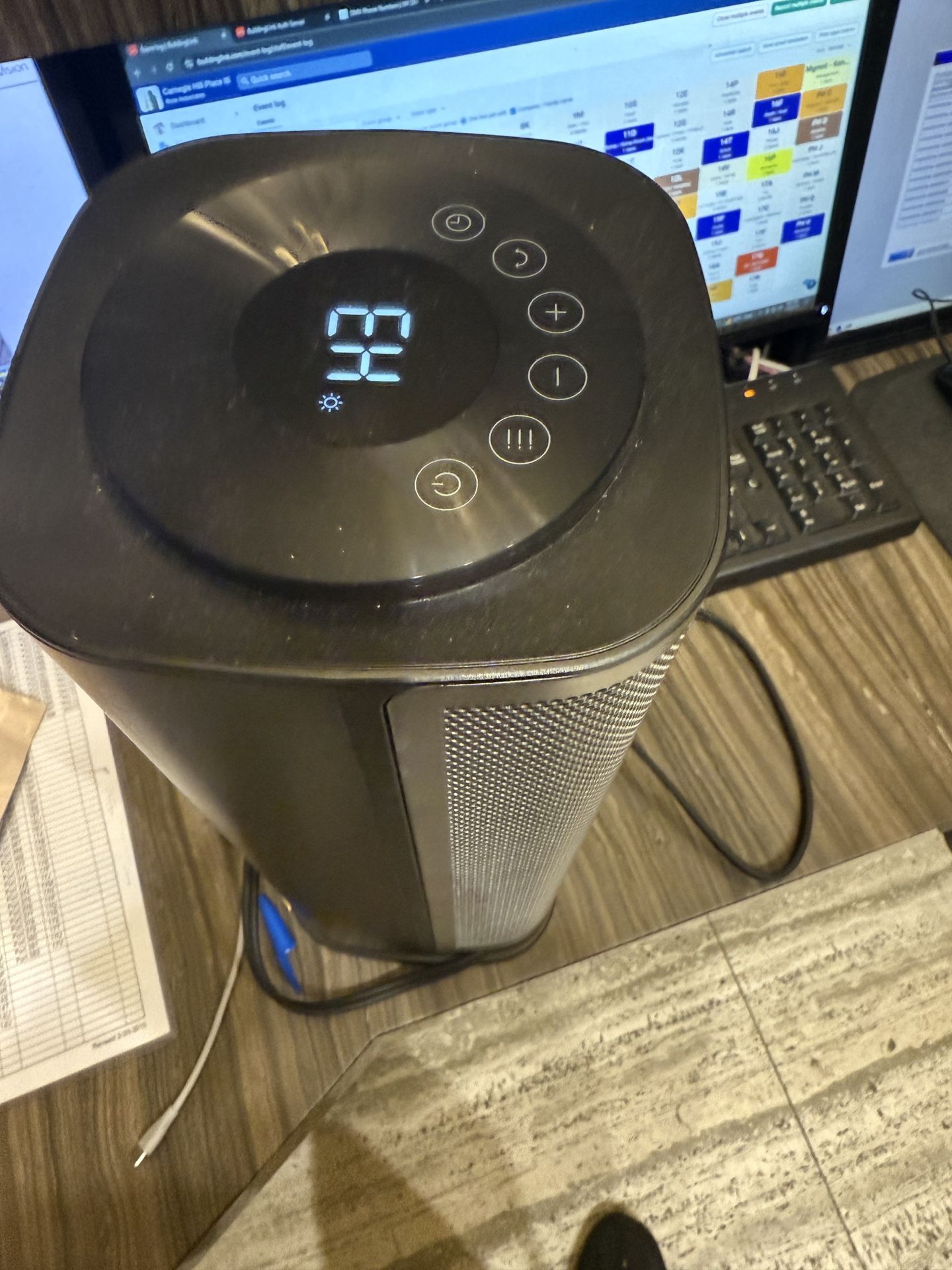 Portable Rotating Digital Heater
