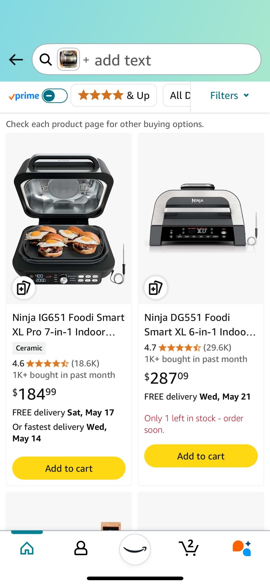 Ninja Brand New Indoor Grill /Griddle Air fryer Combo - photo 5