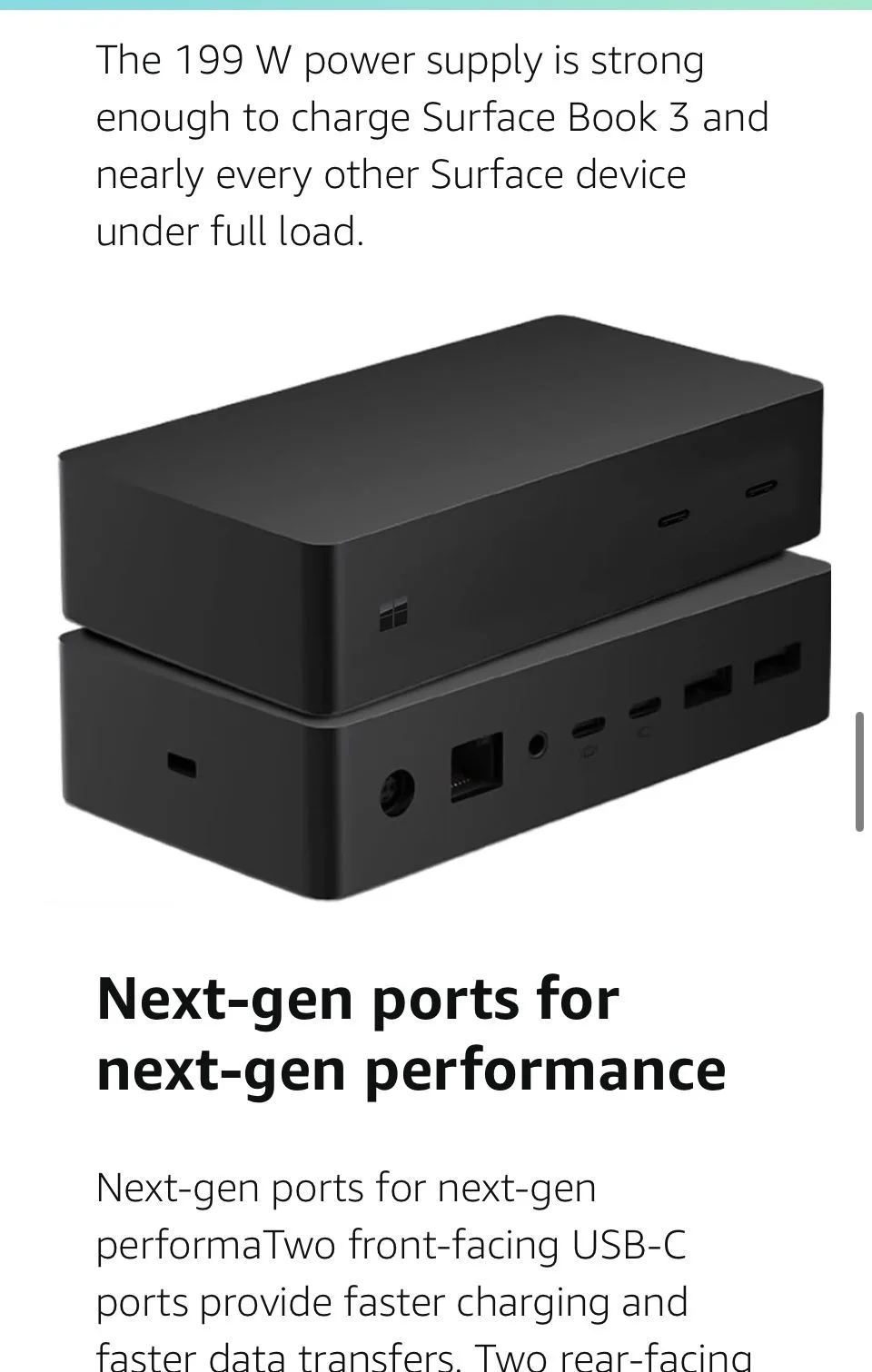Microsoft Surface Dock 2 thumbnail