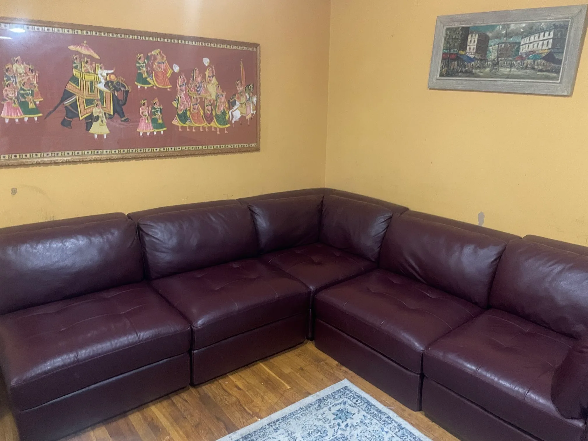 Brand New Leather Sectional Sofa Couch ( Modular Sectional) thumbnail