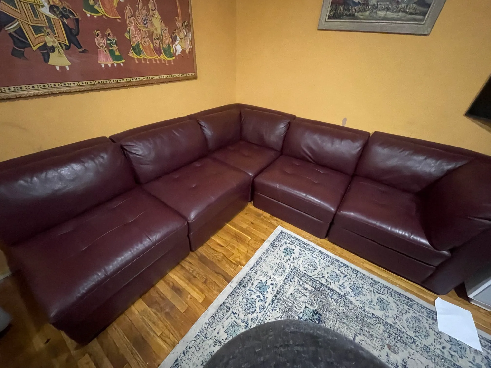 Brand New Leather Sectional Sofa Couch ( Modular Sectional) image indicator(3)