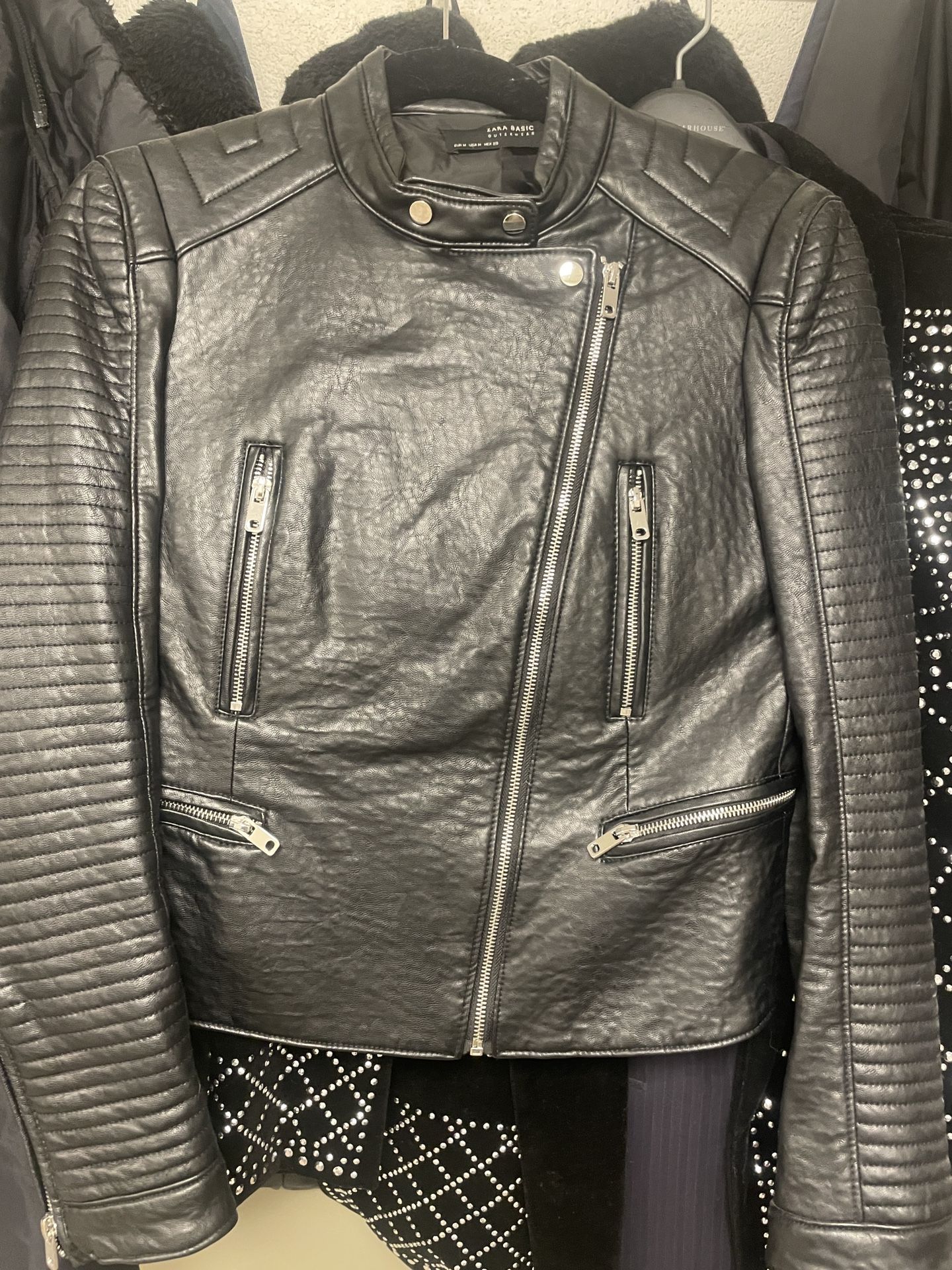 Zara Genuine Leather Jacket