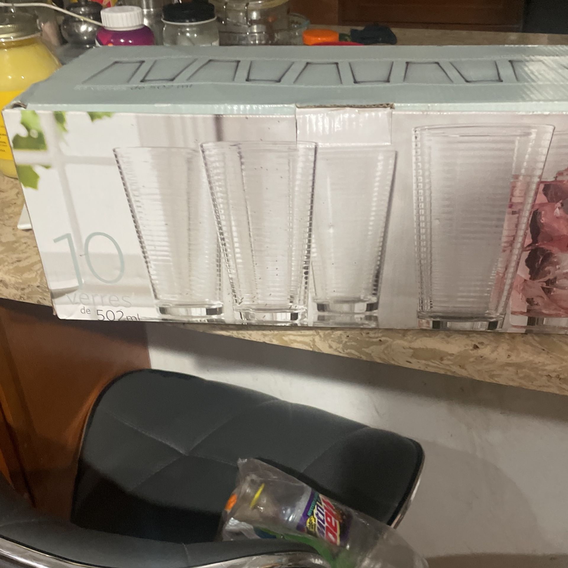 8 New Glasses In A Box
