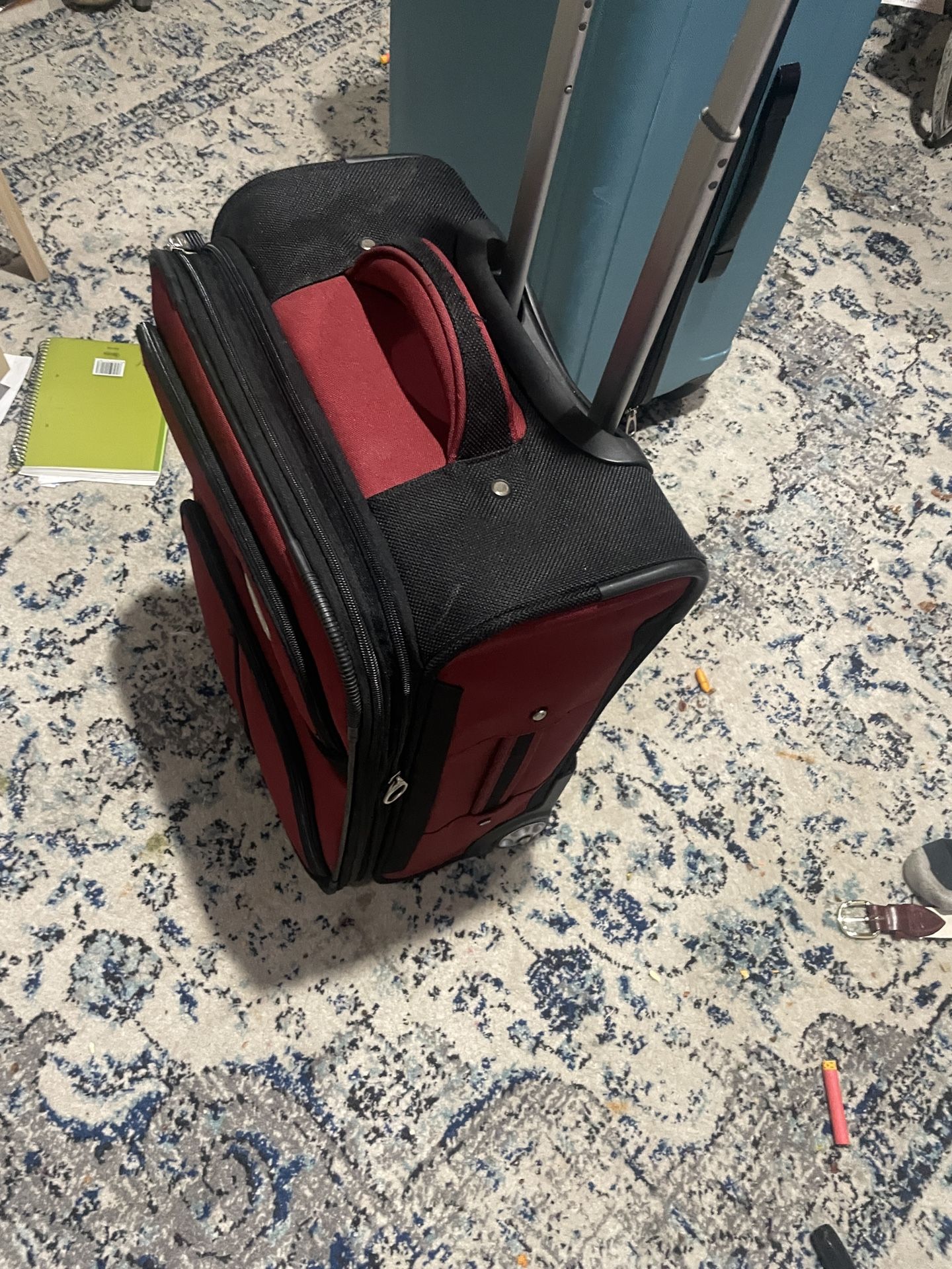 Samsonite Bag Red And Black Carry On Expandable Luggage - photo 3