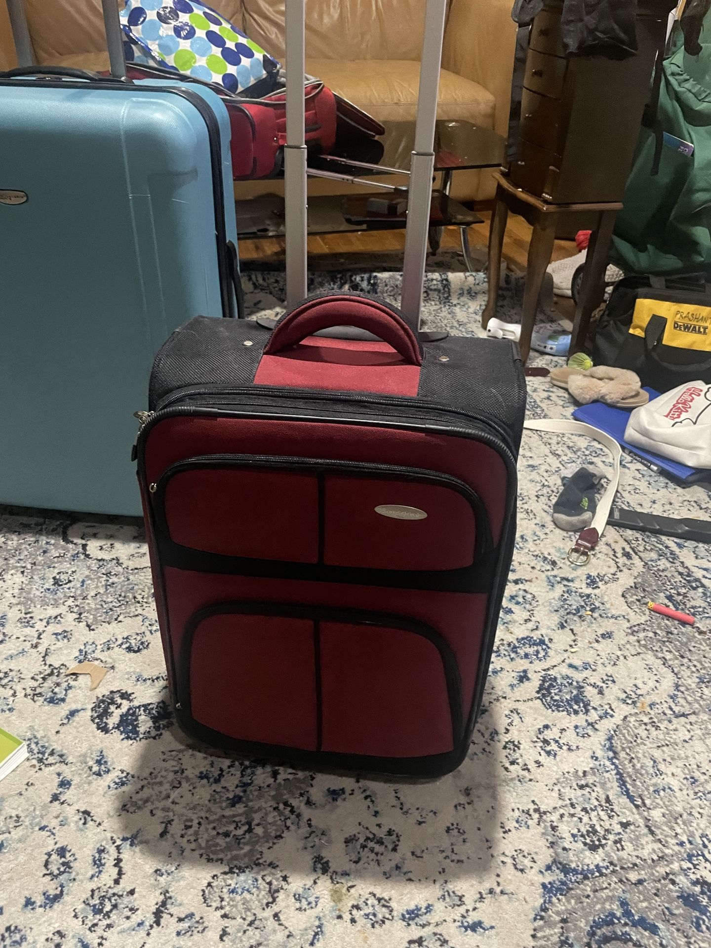 Samsonite Bag Red And Black Carry On Expandable Luggage - photo 4
