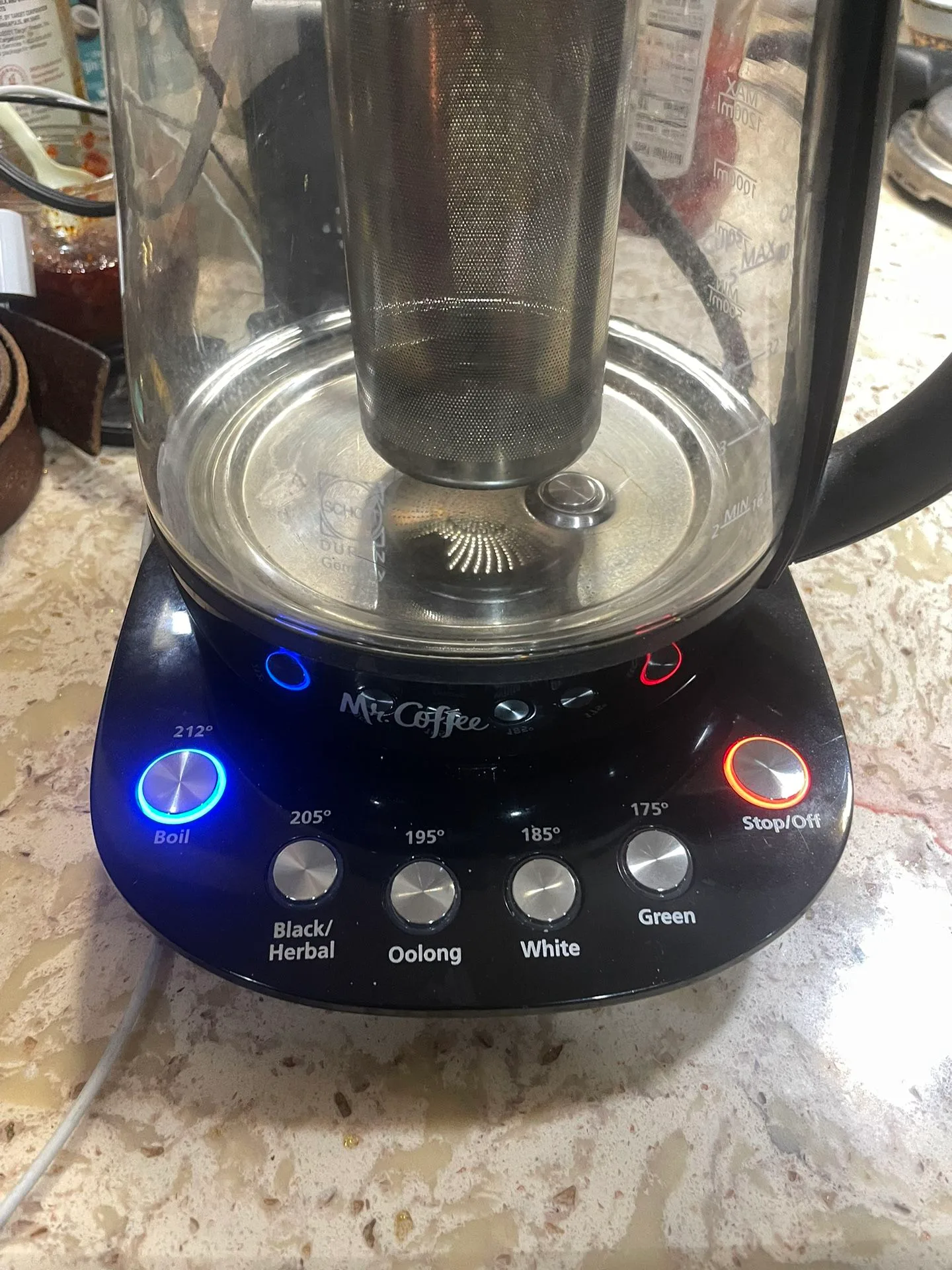 Mr. Coffee 1.2 L Hot Tea Maker and Kettle thumbnail