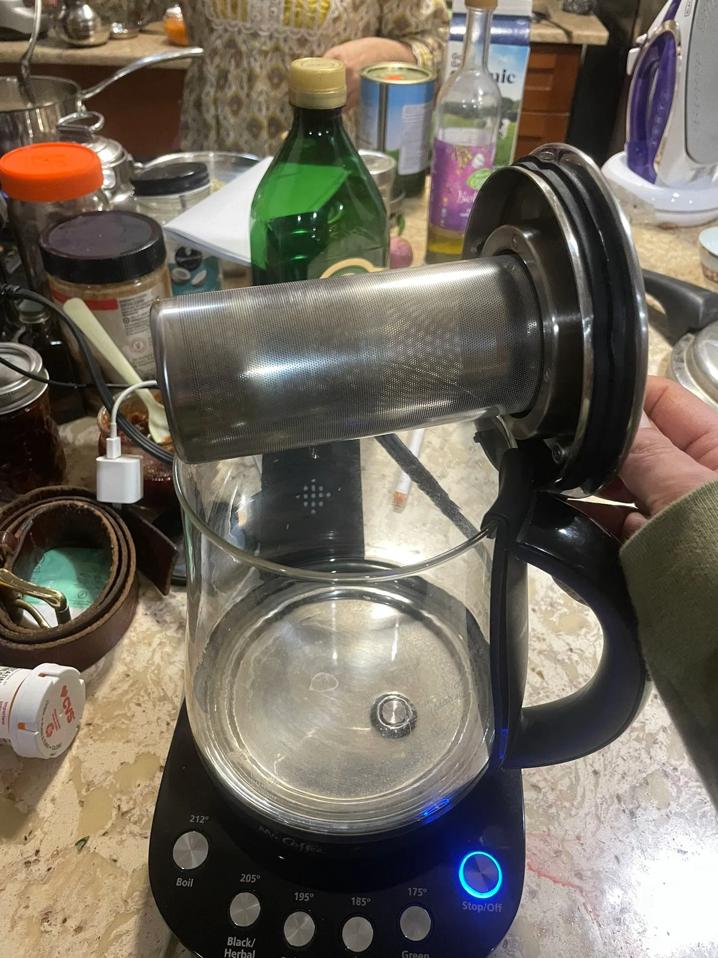 Mr. Coffee 1.2 L Hot Tea Maker and Kettle image indicator(5)