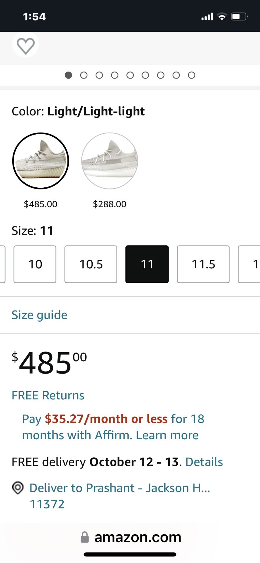 Adidas Yeezy Boots 350 V2 Bone White