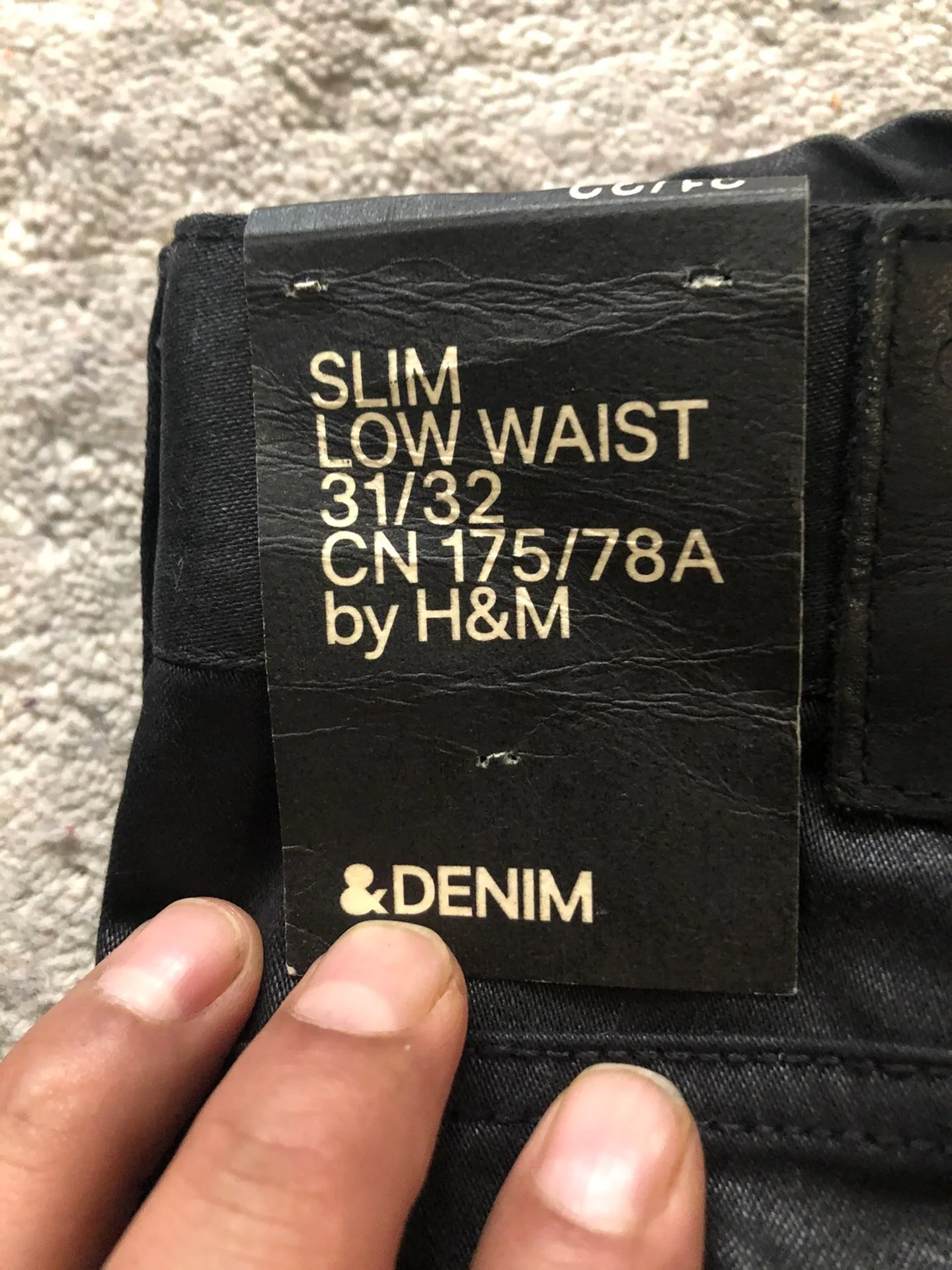 3 Brand New Black Denim size 31x31 slim fit only $10 each thumbnail