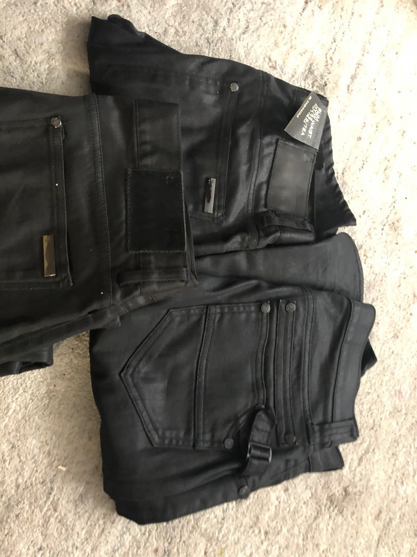 3 Brand New Black Denim size 31x31 slim fit only $10 each image indicator(2)