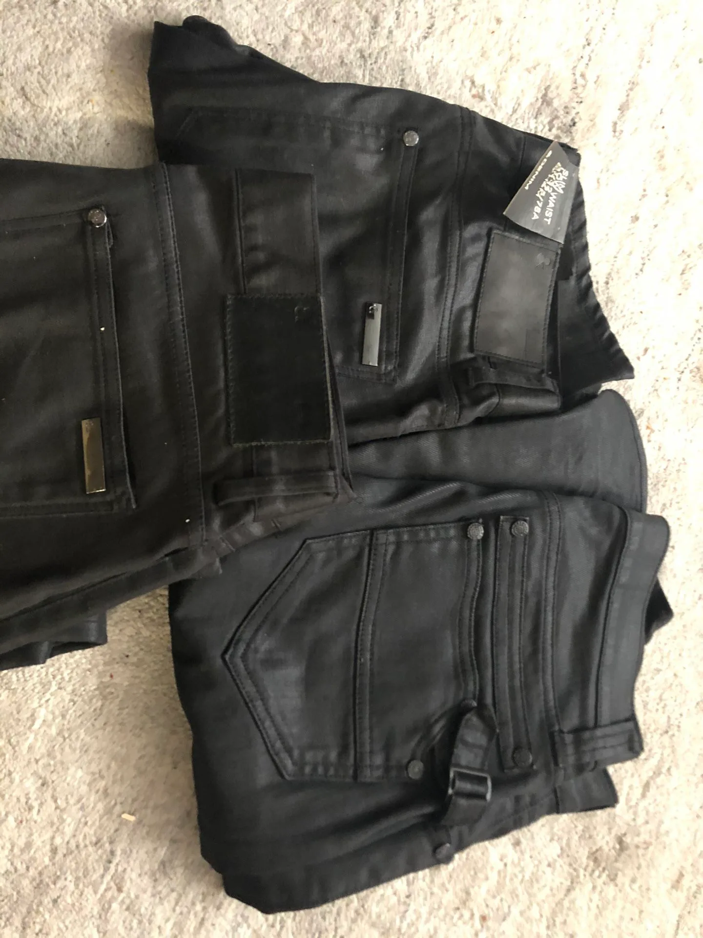 3 Brand New Black Denim size 31x31 slim fit only $10 each image indicator(4)