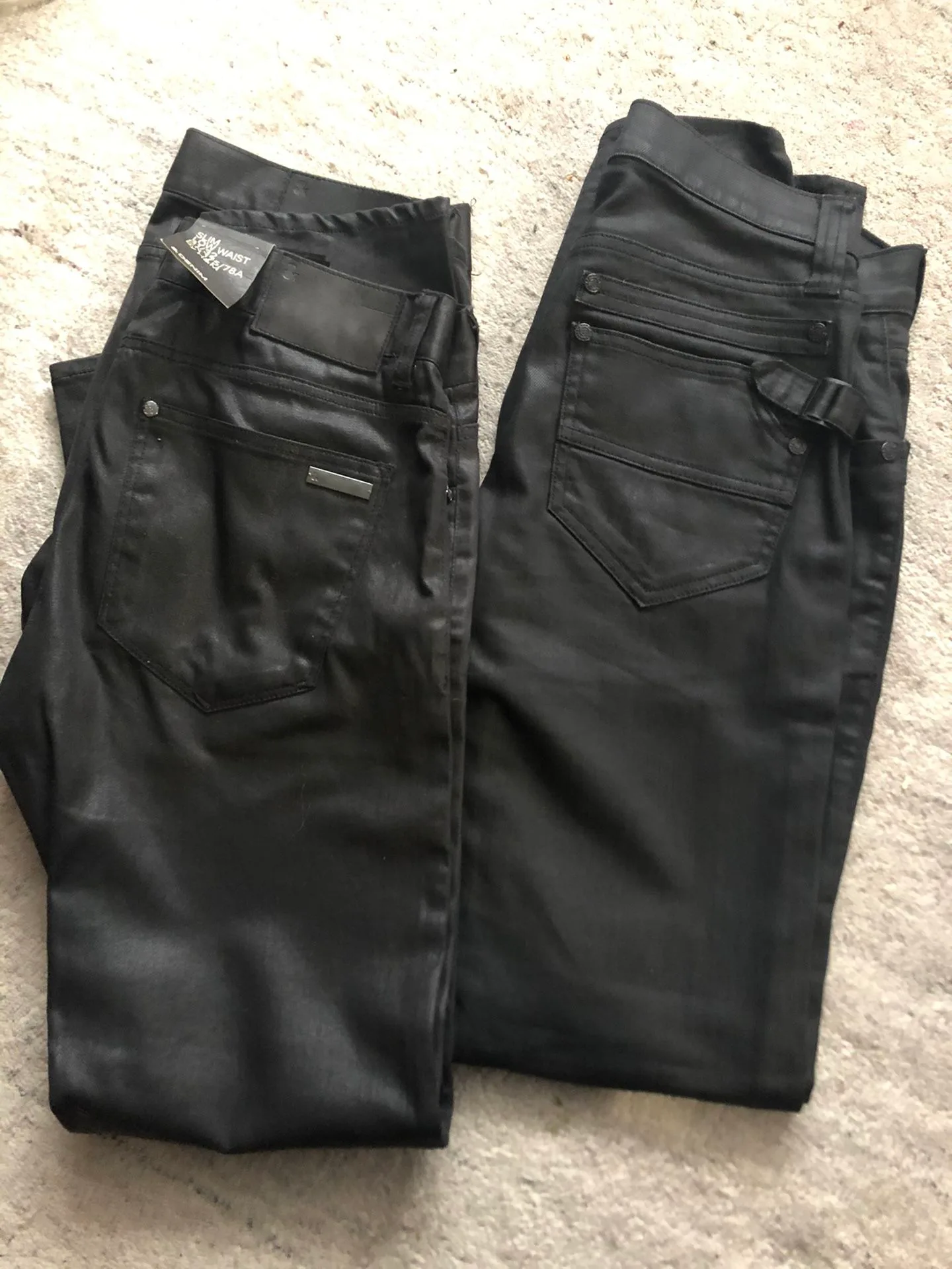 3 Brand New Black Denim size 31x31 slim fit only $10 each image indicator(6)