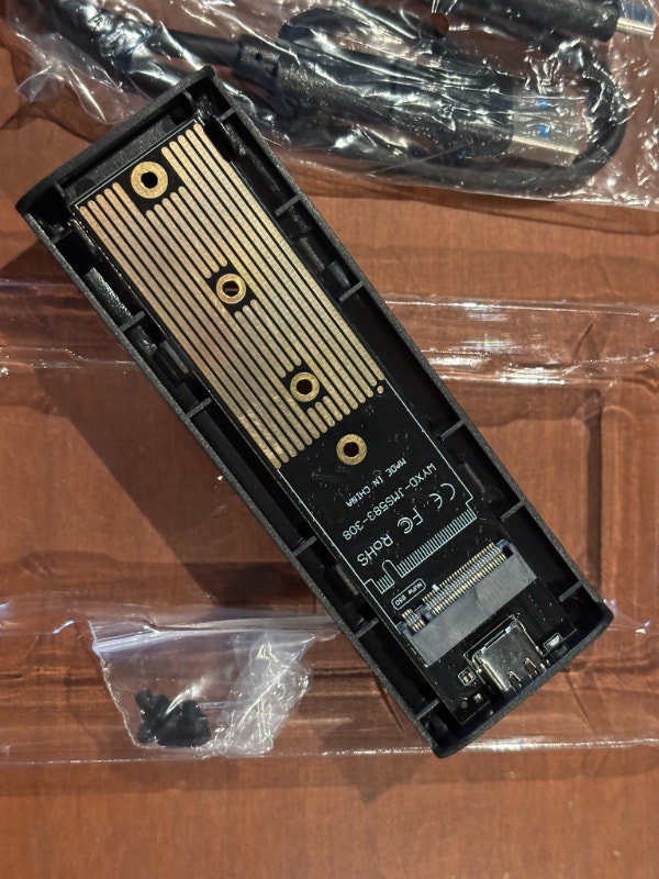 Brand New Prodata M.2 NVMe SSD to USB 3.1 enclosure - photo 3