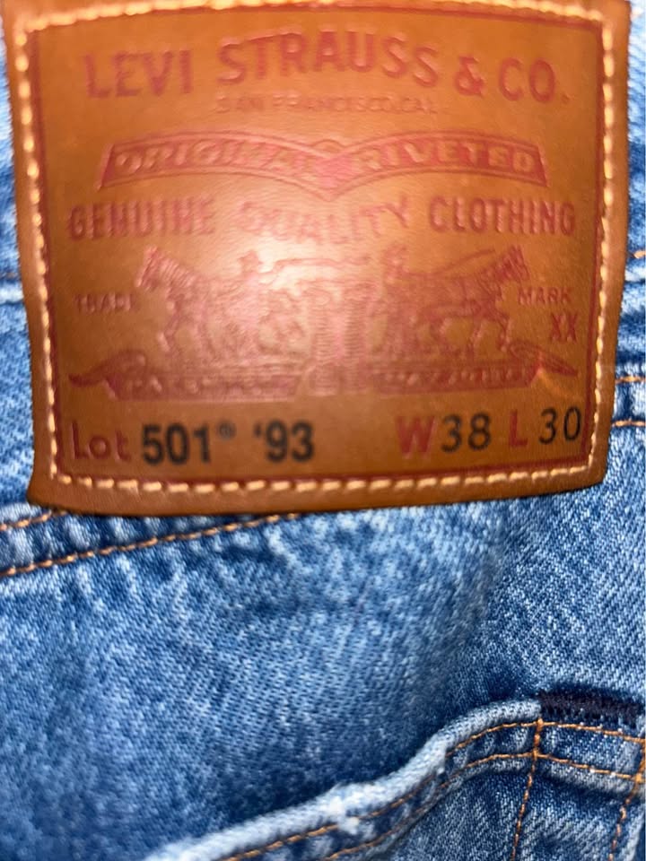 Levis 1993 Big E wide leg Jeans Streetwear Style - photo 3
