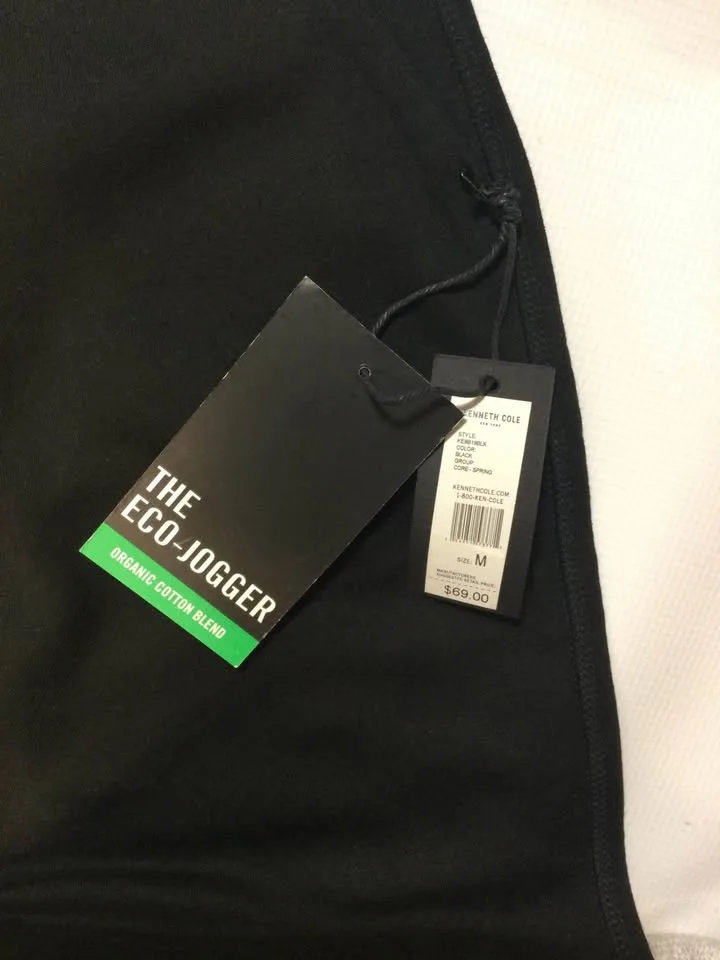 NEW Kenneth Cole Organic Eco Friendly Jogger Mens, Sz M image indicator(2)