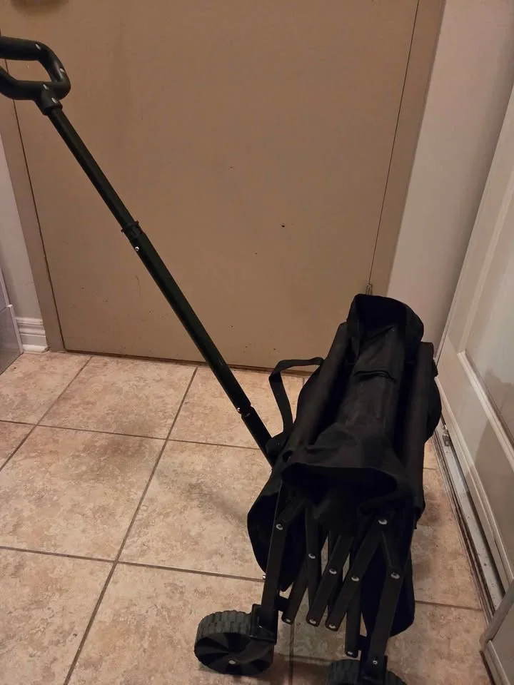 Folding collapsible wagon cart (27" x 16" x 17") image indicator(6)