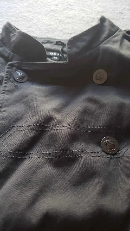 Dark Grey Trench Coat - 100% cotton image indicator(2)