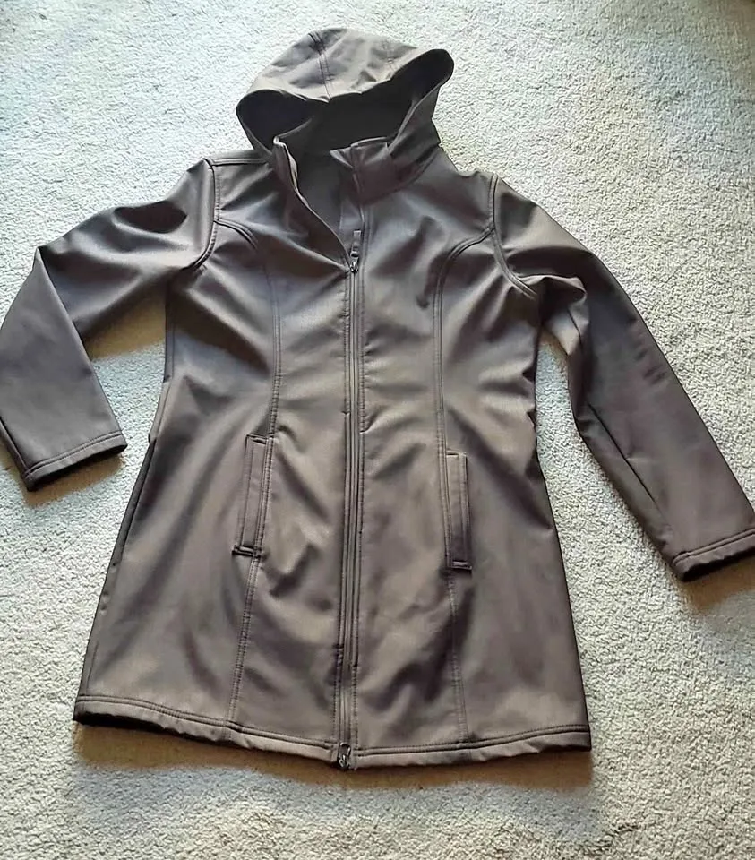 Grey Jacket with Hood thumbnail