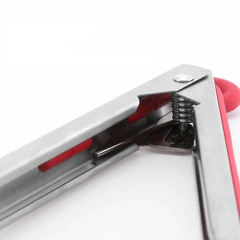 Kitchen Tongs Set – 2 Pack - Stainless Steel - RED image indicator(10)