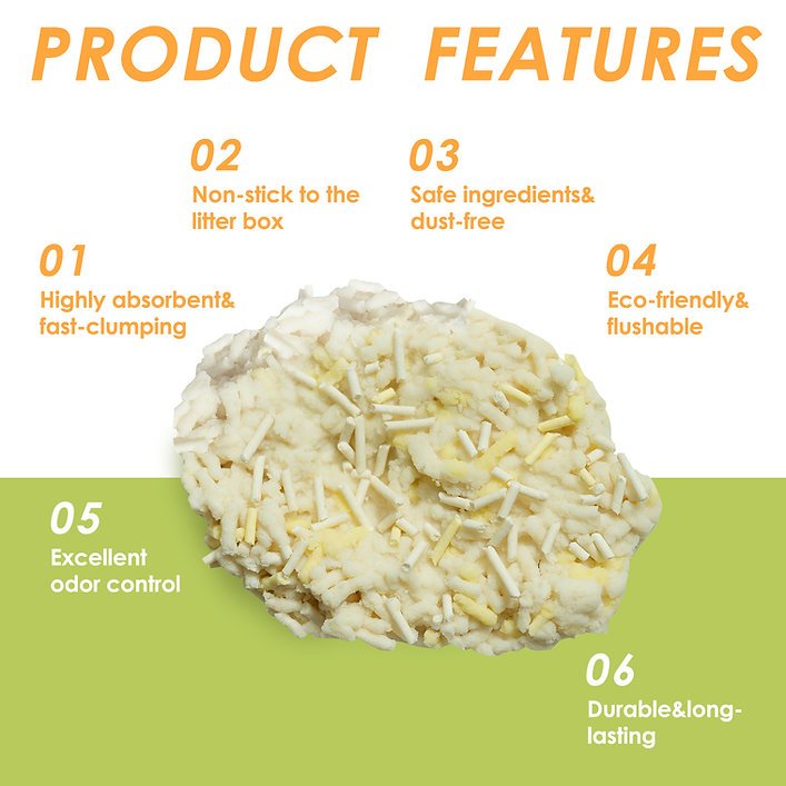 TofuMeow Tofu Cat Litter – Natural, Dust-Free 5.5lb - photo 2