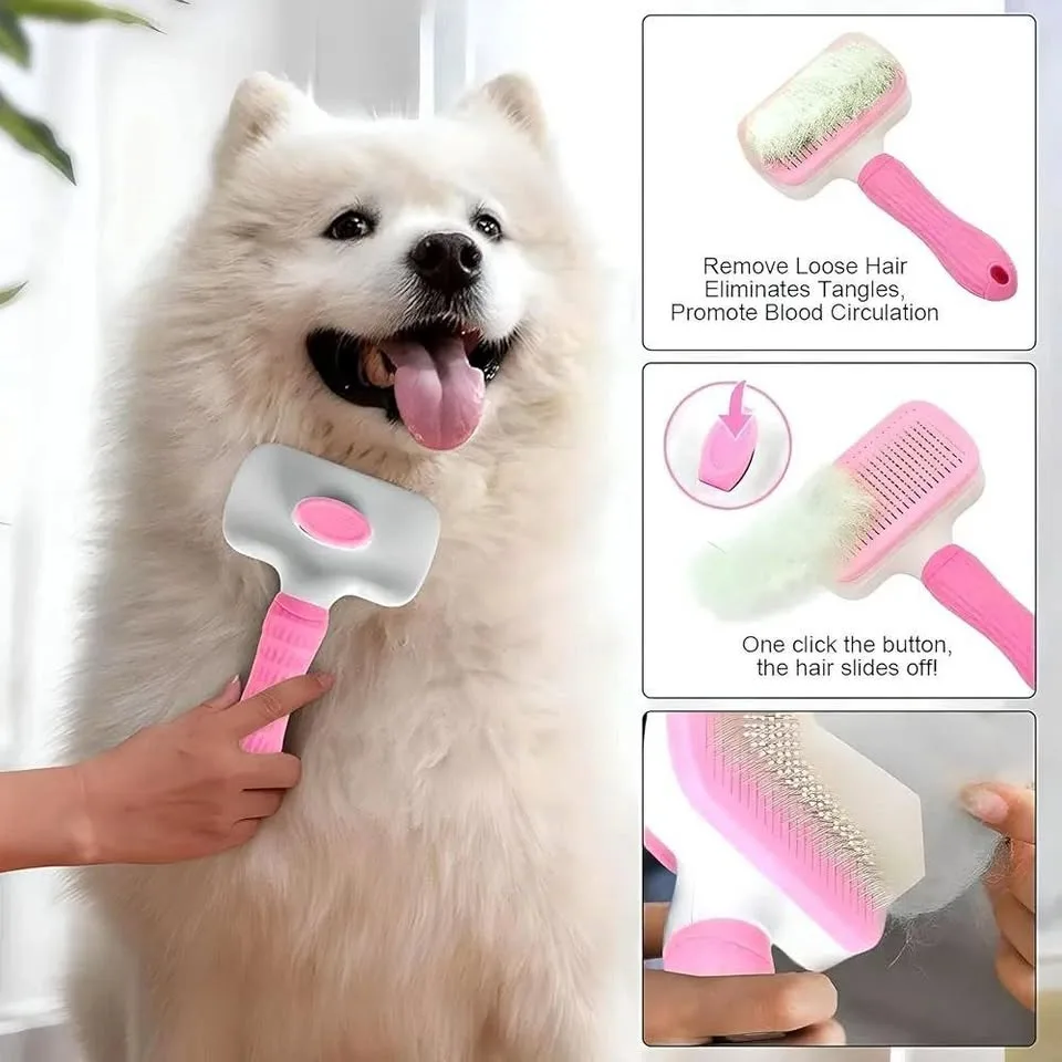 Pet Grooming Brush For Dogs, Cats Rabbits thumbnail