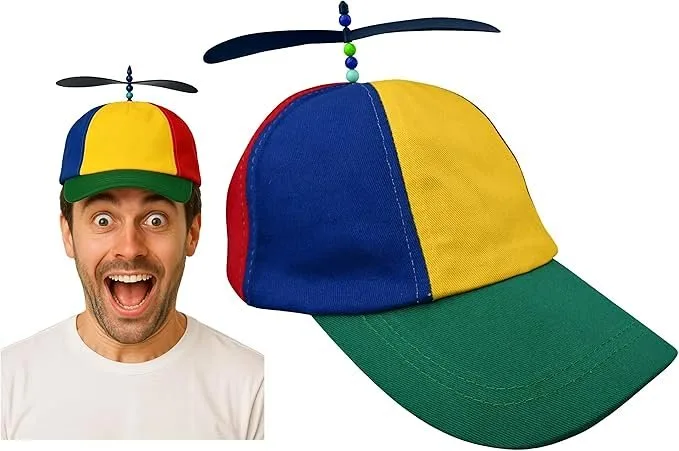 NEW Cotton Propeller Hat Colorful Baseball Cap thumbnail