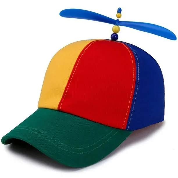 NEW Cotton Propeller Hat Colorful Baseball Cap image indicator(3)