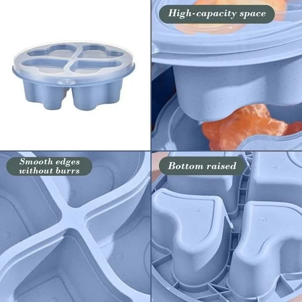 NEW 4-Pack Bento Lunch Boxes – Colourful & Eco-Friendly! image indicator(10)