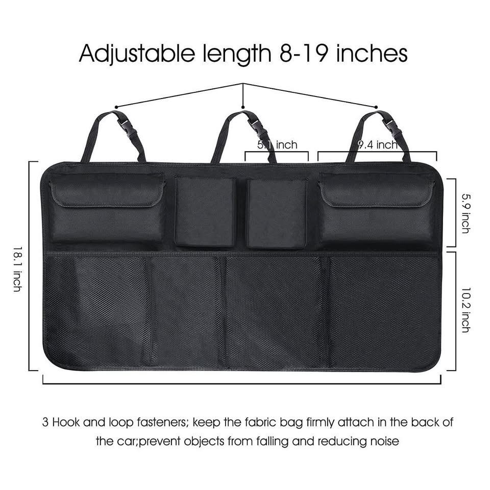 Car Organizer Backseat Car Storage for SUV Trunk - photo 3