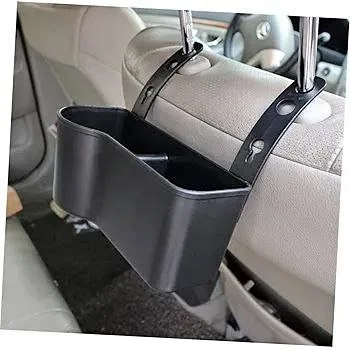 Car Headrest Organizer w/ Cup Holder & Food Tray thumbnail