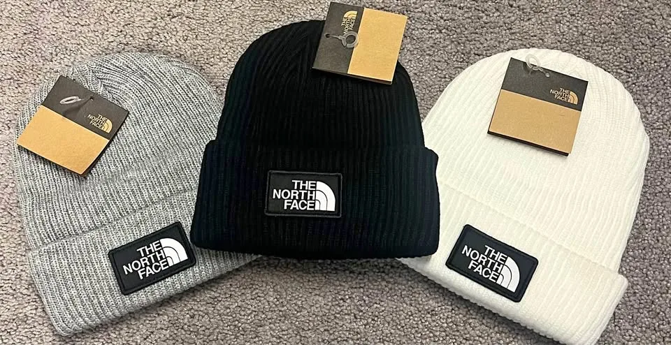 3 The North Face Acrylic Winter Beanie Hats thumbnail
