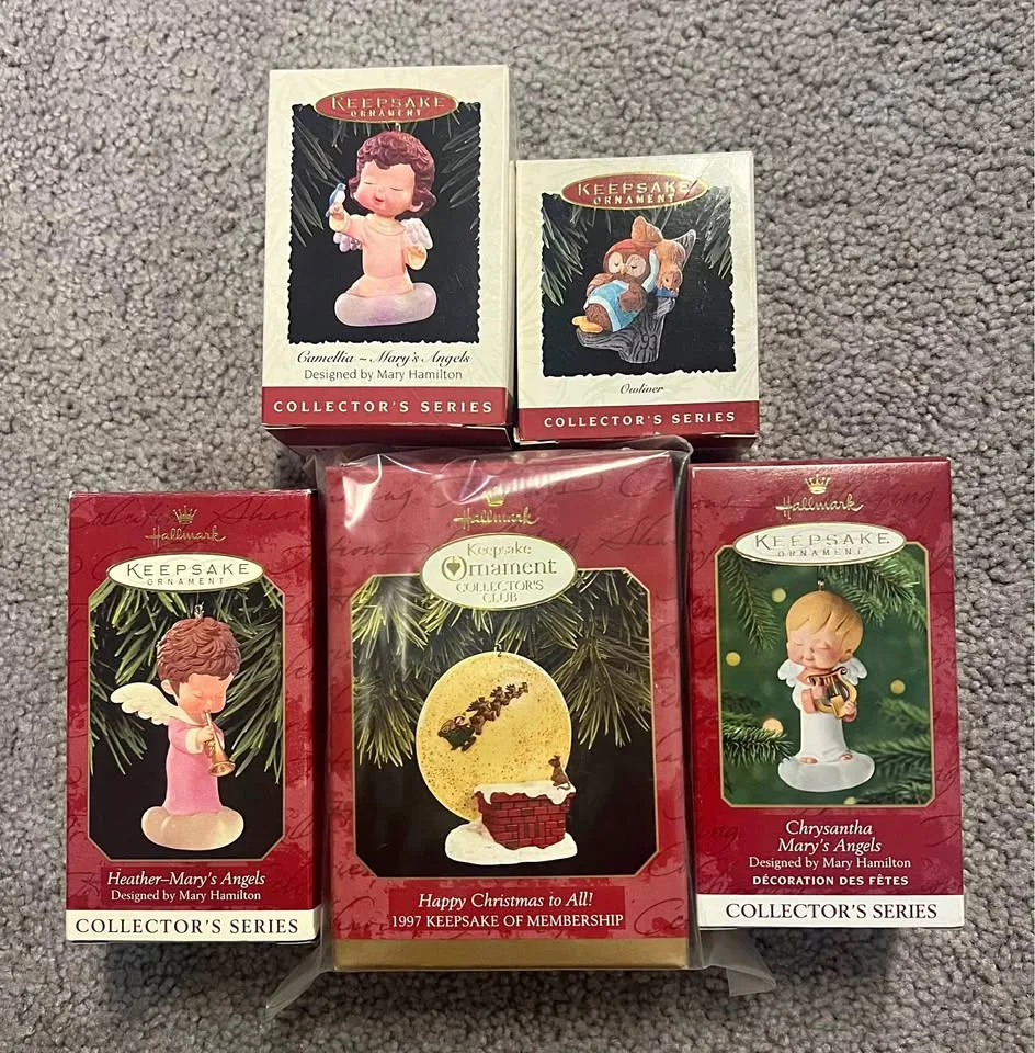 Hallmark Keepsake Marys Angels Christmas Ornaments thumbnail