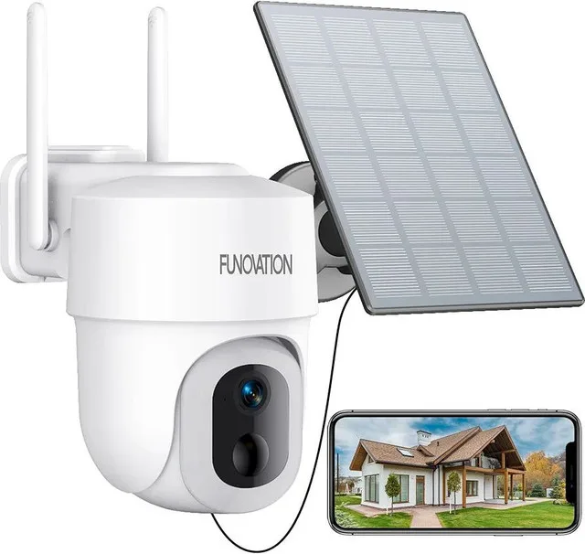 NEW Funovation Solar Security Camera – 2K/3MP Wireless Outdoor thumbnail