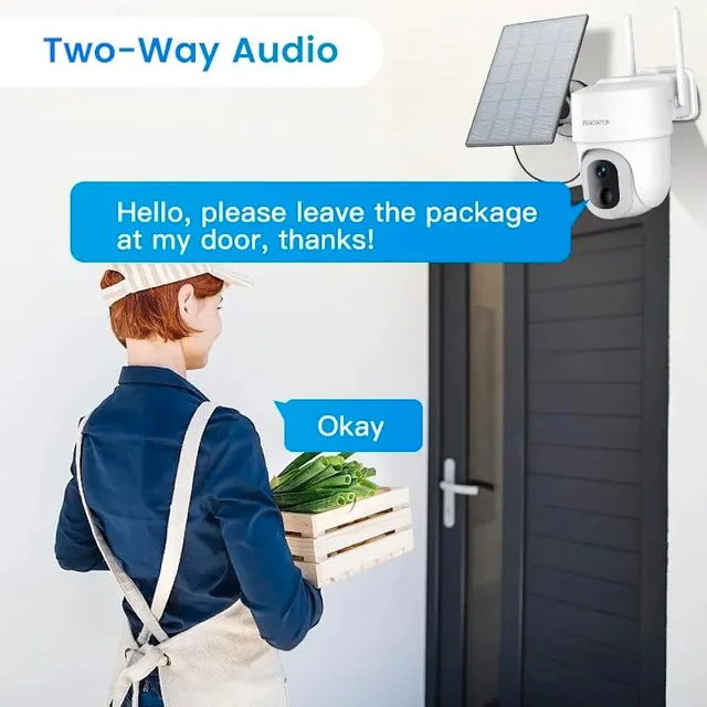 NEW Funovation Solar Security Camera – 2K/3MP Wireless Outdoor image indicator(6)