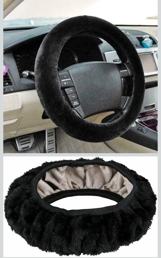 NEW Soft Plush Winter Car Steering Wheel Cover - photo 3
