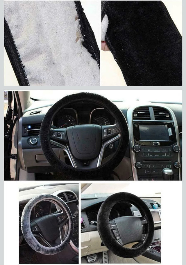 NEW Soft Plush Winter Car Steering Wheel Cover - photo 4