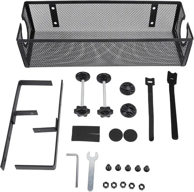 Under Desk Cable Management Tray – Metal Mesh Organizer image indicator(10)