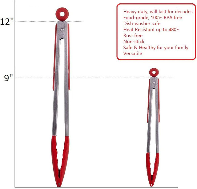Kitchen Tongs Set of 2 - photo 2