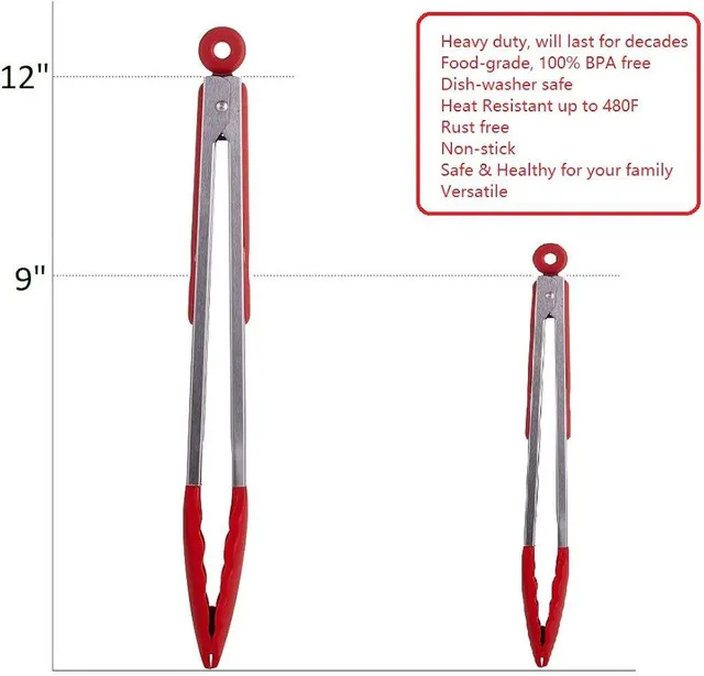 Kitchen Tongs Set of 2 image indicator(2)